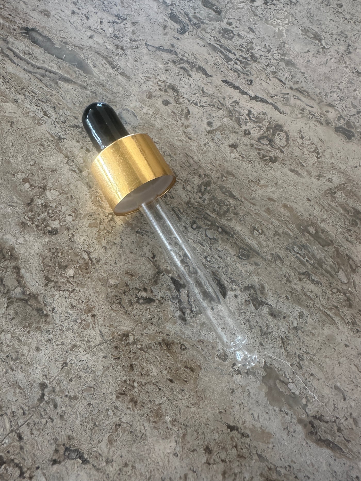 30ml Cam Damlalık (Siyah)